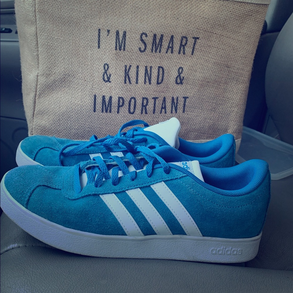 Adidas Trainers size 7.5 women (6 big kid)